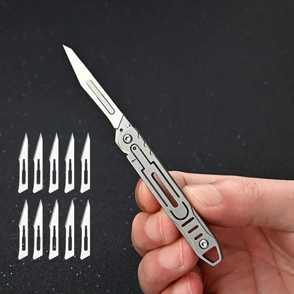 Portable Pocket Folding Utility Knife - Luxicro
