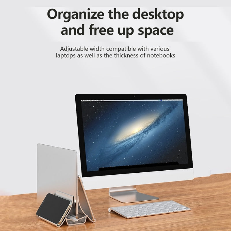 Compact Adjustable Anti-Slip Laptop Holder