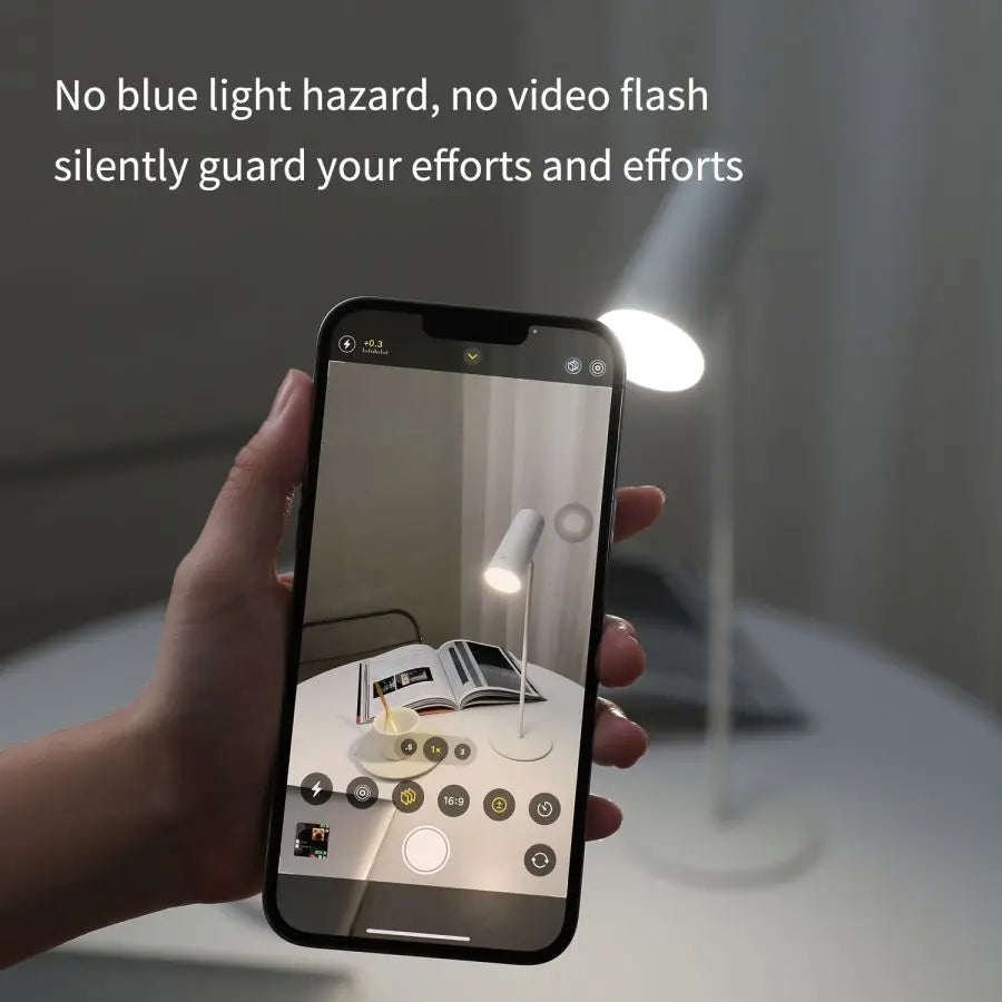 Compact LED Desk Lamp with Sensor Switch