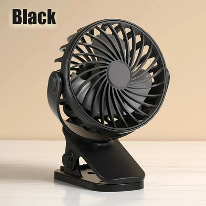 Portable Mini USB Table Fan with LED Light