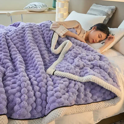 Soft Fleece Blanket for Bed and Sofa