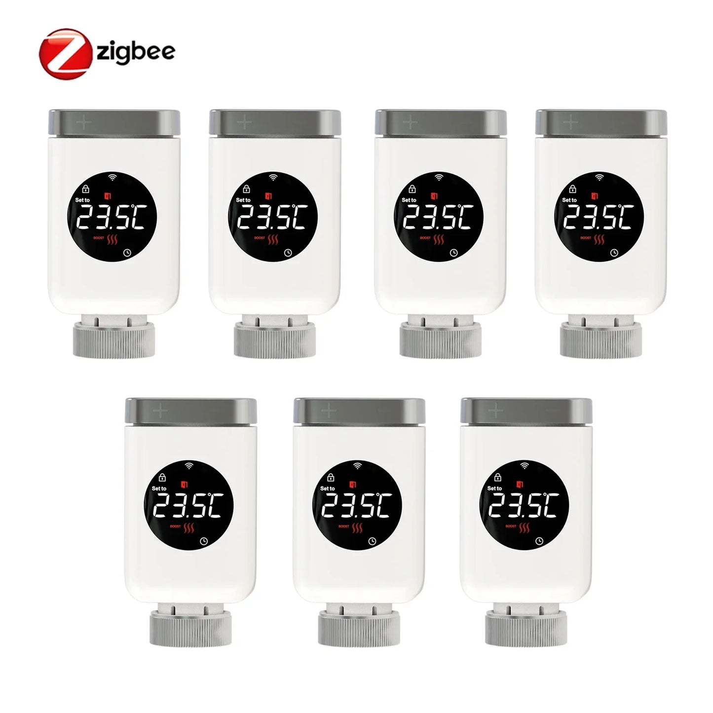 Wireless Thermostat Valve with WiFi and Remote Control