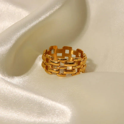 Luxury Seed Bead Cocktail Ring