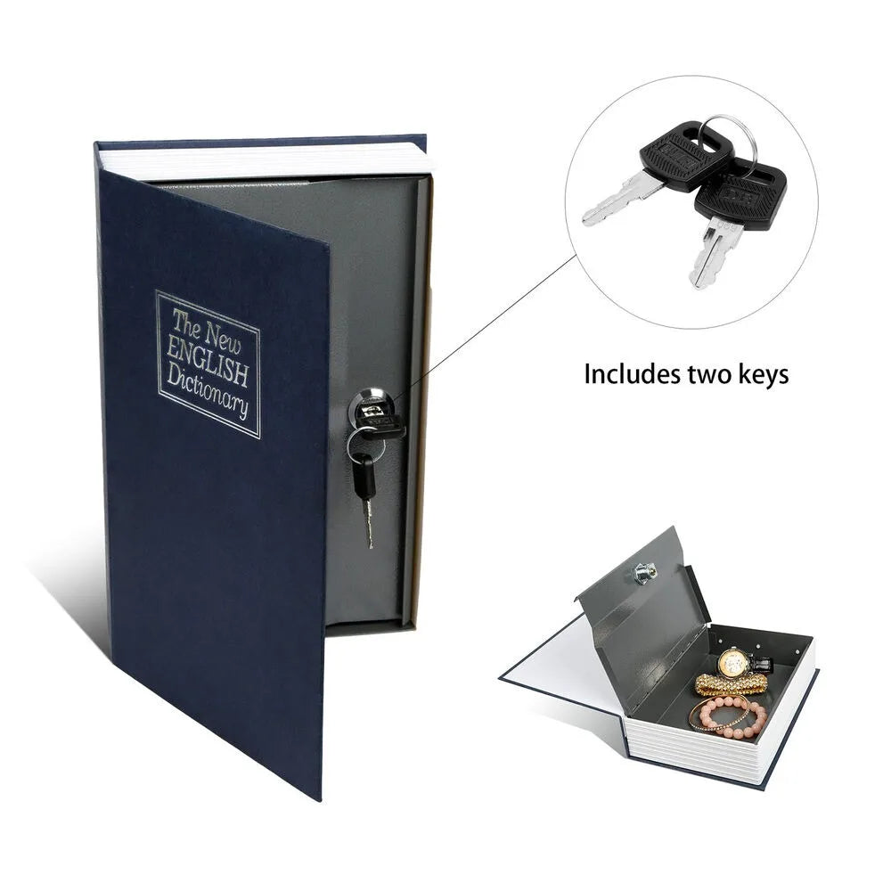 Hidden Safe Book Box with Lock