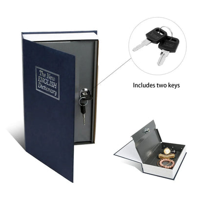 Hidden Safe Book Box with Lock