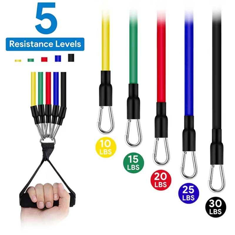 Premium 11pc Resistance Band Kit with Carry Case