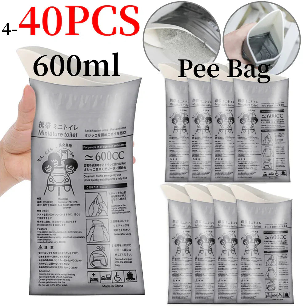 Compact Travel Potty Kit – Biodegradable Toilet Bags - Luxicro