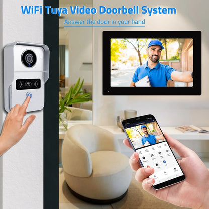 Wireless Smart Doorbell with 1080P HD Camera