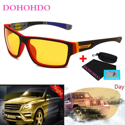 Polarized Night Driving Glasses UV Protection Men Women