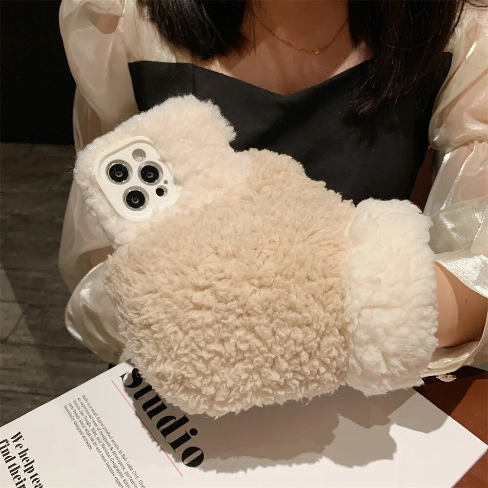 Soft Fur Touch iPhone Case Cover