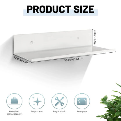 Contemporary Stainless Steel Wall Bracket Shelf