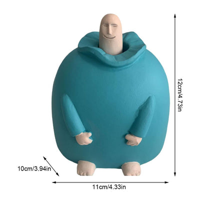 Humorous Hand Gesture Office Statue