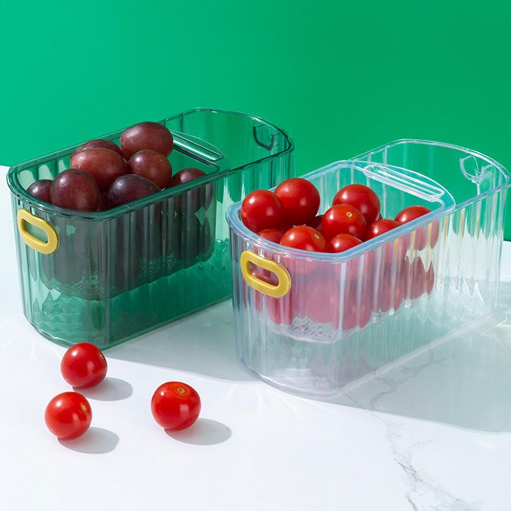 Transparent Stackable Double Layer Storage Bin