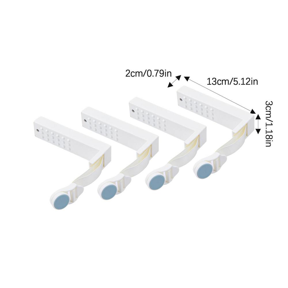 Elastic Bed Sheet Straps Non Slip Grip Clamps - Luxicro