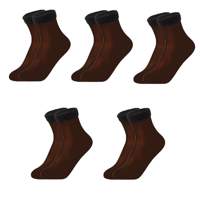Cozy Thermal Warm Fleece Lined Socks