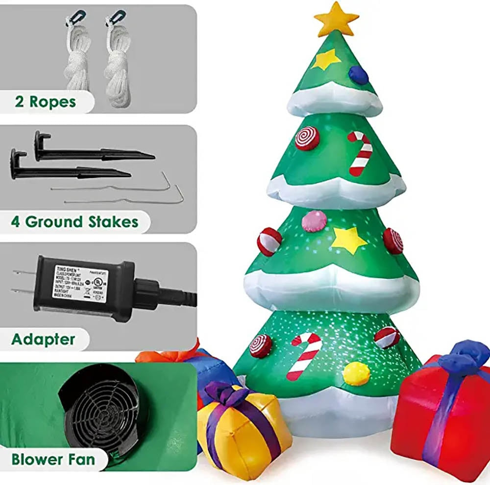 Big Outdoor Christmas Tree Light Display