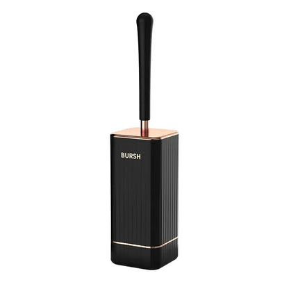 Easy Install Toilet Brush with Soft Bristles Set - Luxicro