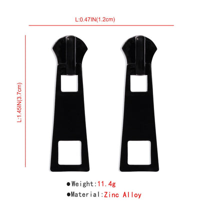 Stylish Mini Zipper Earrings