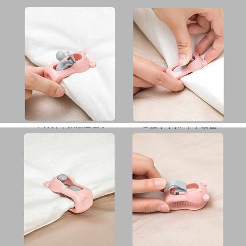 GripMaster | 4 Pack Teddy Bed Gripper Clamps