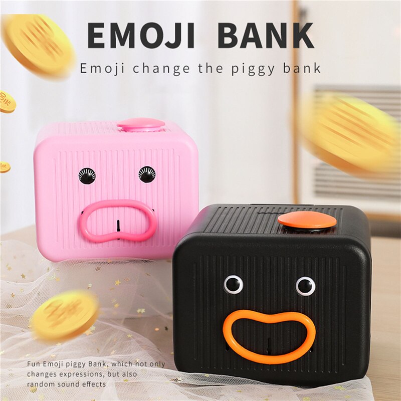 Cute Smiling Coin Piggy Bank