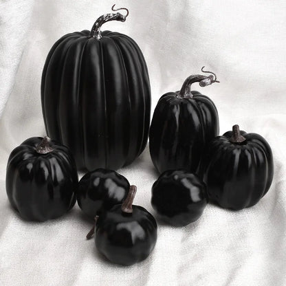 Autumn Decor Pumpkin Set 7-Piece Artificial Gourds