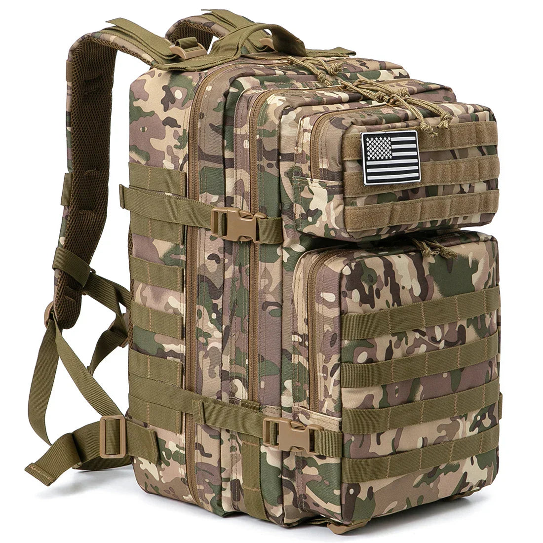 Heavy Duty 45L Outdoor Backpack - Strong & Waterproof
