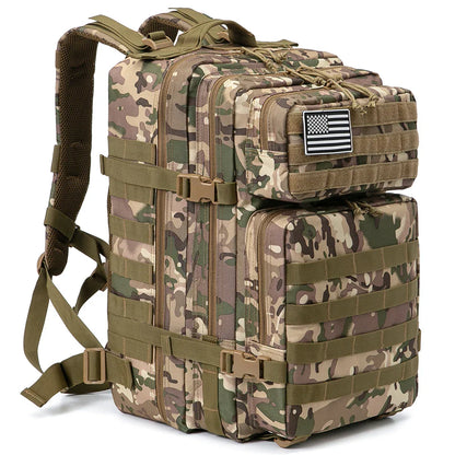 Heavy Duty 45L Outdoor Backpack - Strong & Waterproof
