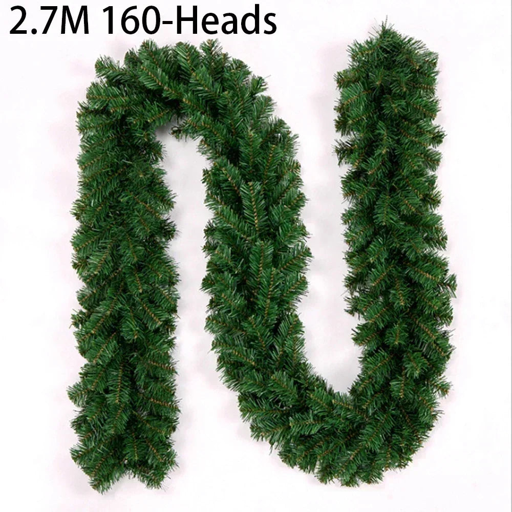 Premium Artificial Christmas Fir Garland 2.7m Long - Luxicro