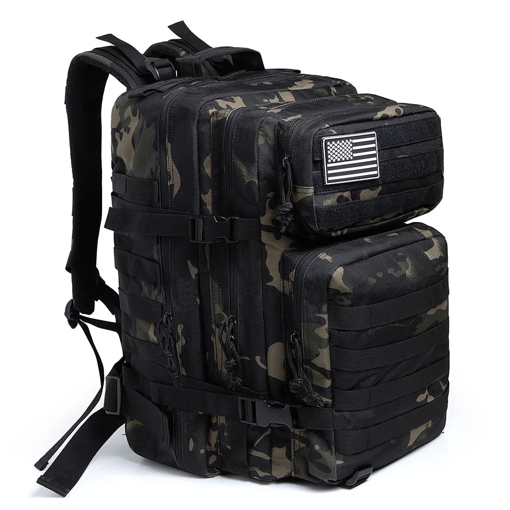 Heavy Duty 45L Outdoor Backpack - Strong & Waterproof - Luxicro