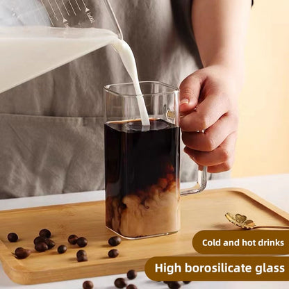 Big Capacity Square Mug with Sipper Lid