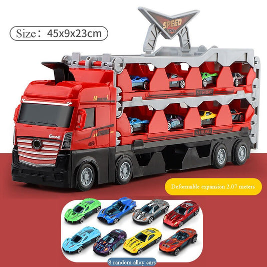 Big Foldable Racing Car Track Playset - Luxicro