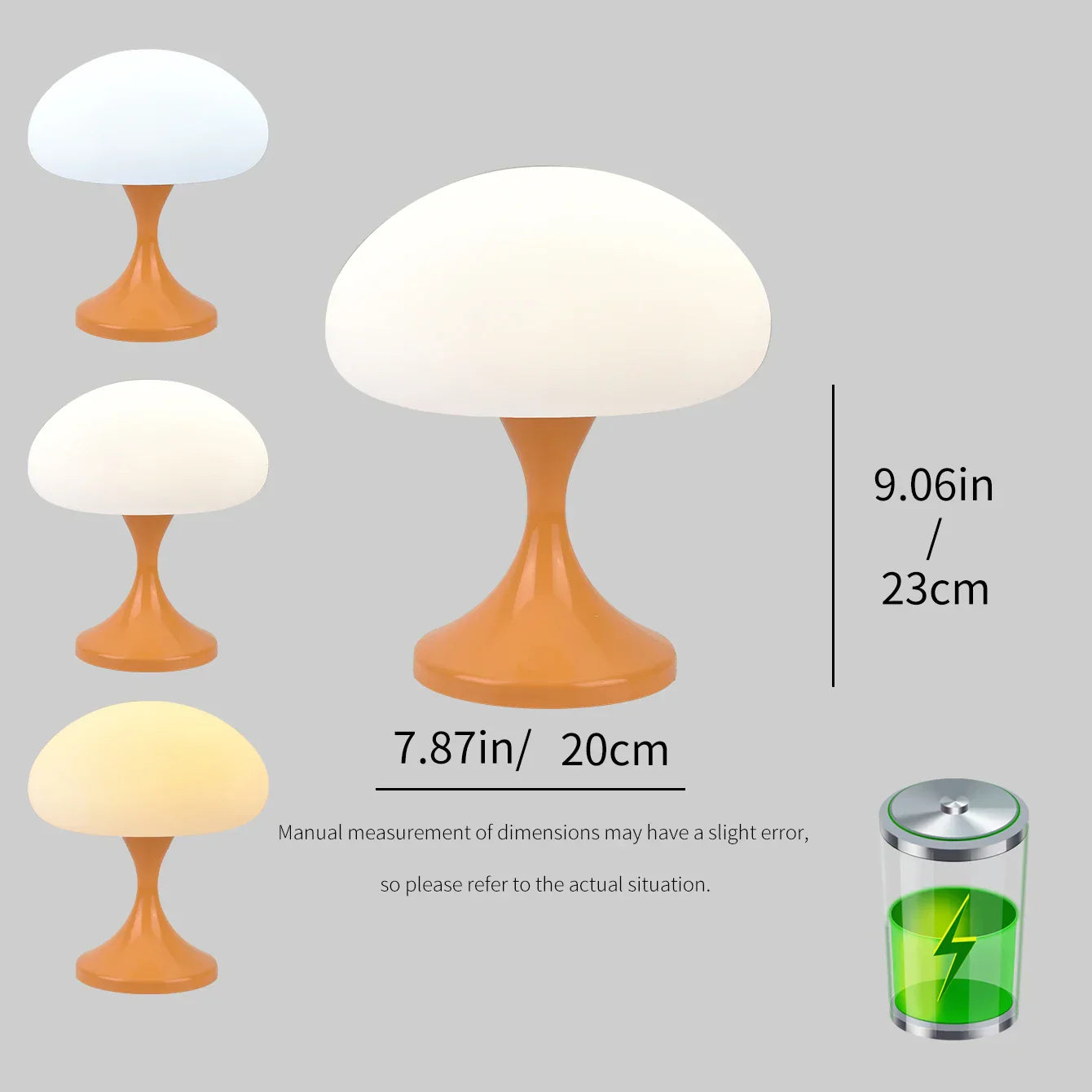 Soft Glow Adjustable LED Bedside Nightlight