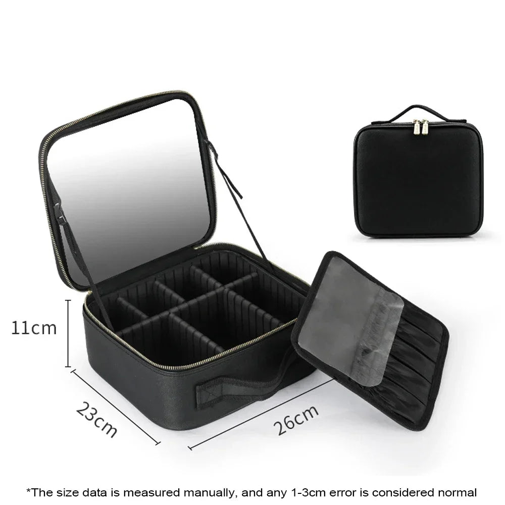 Travel LED Beauty Makeup Organizer Box