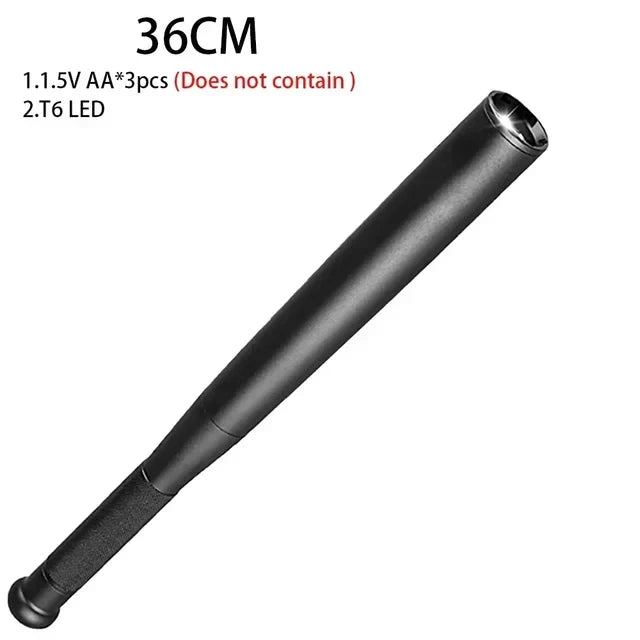 Bright LED Baseball Bat Flashlight
