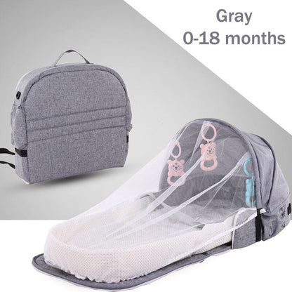 Compact Foldable Baby Crib Backpack Carrier