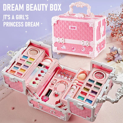 Fun 49 Piece Makeup Set for Girls Cosmetic Case