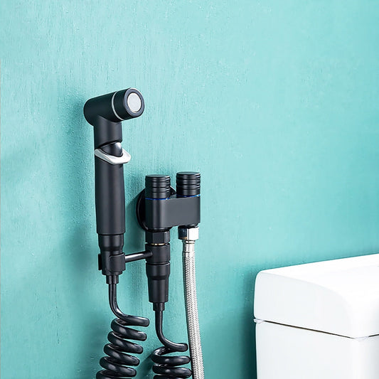 Contemporary Wall Mount Shower Head Spray Set - Luxicro