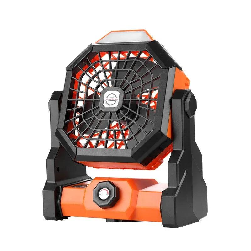 Portable LED Camping Light with Fan