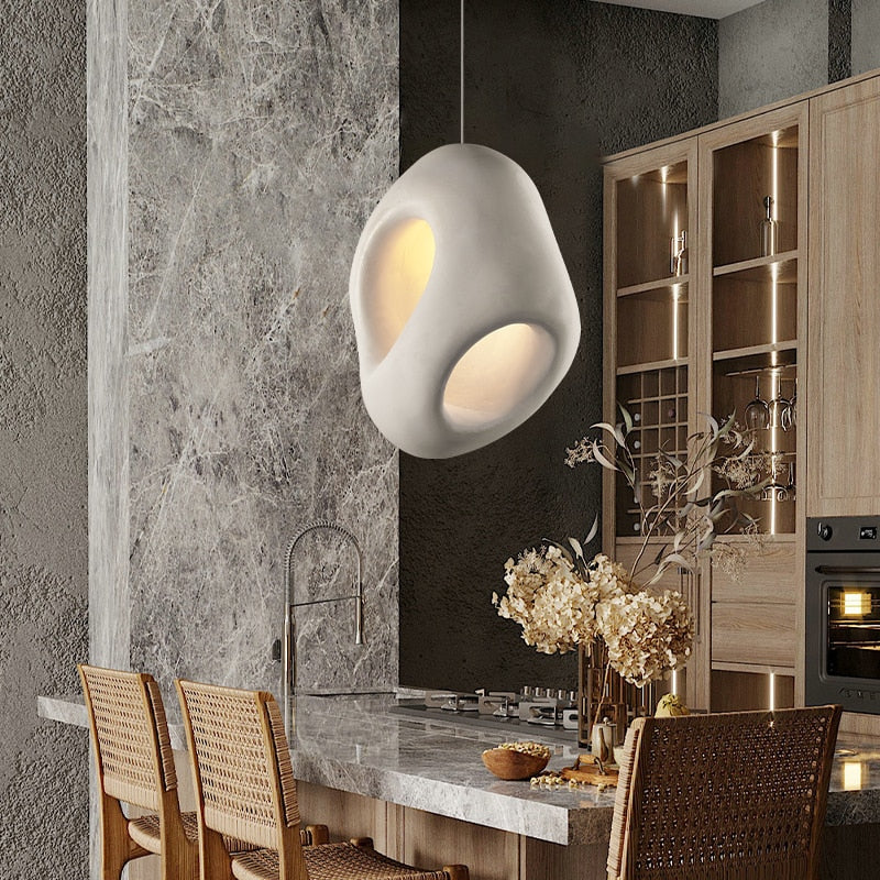 Edgy Modern Metal LED Pendant Lamp