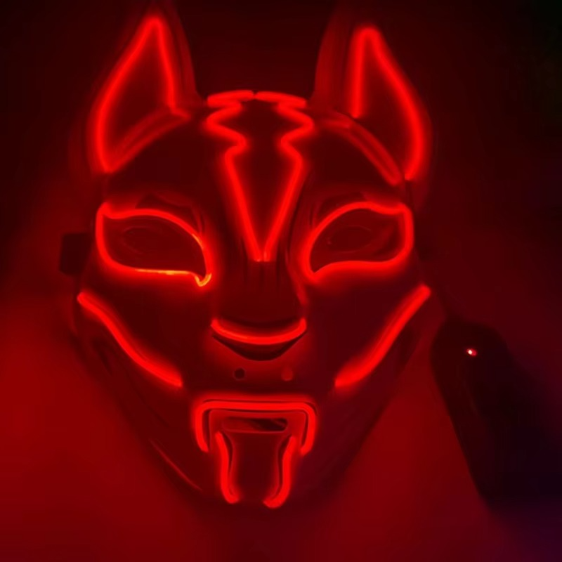 Bright LED Fox Costume Mask