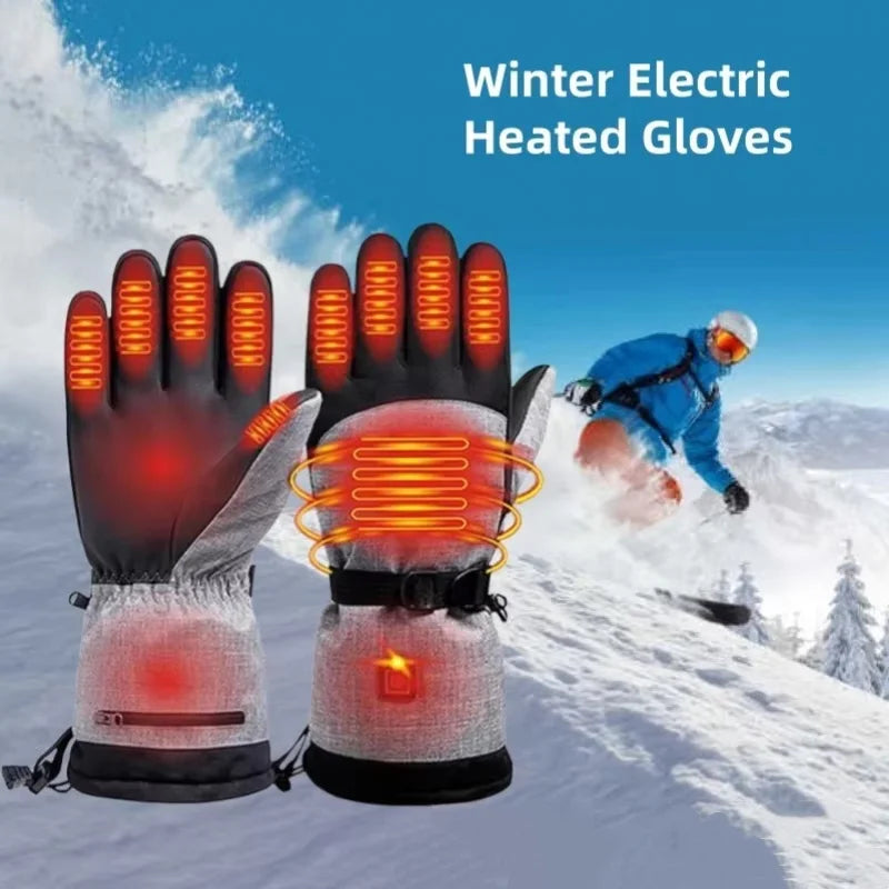 Insulated Heated Snow Gloves - Luxicro