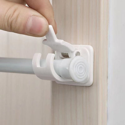 Simple Install Curtain Rod Holder - Luxicro