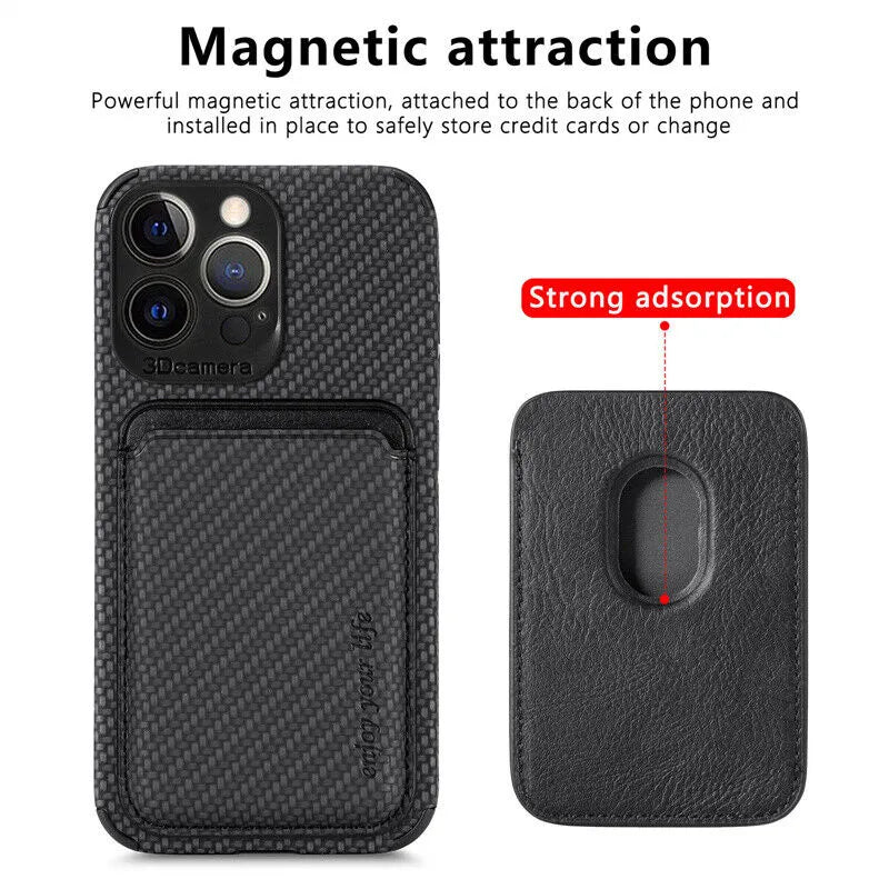 Thin MagSafe iPhone Wallet Case with Card Holder