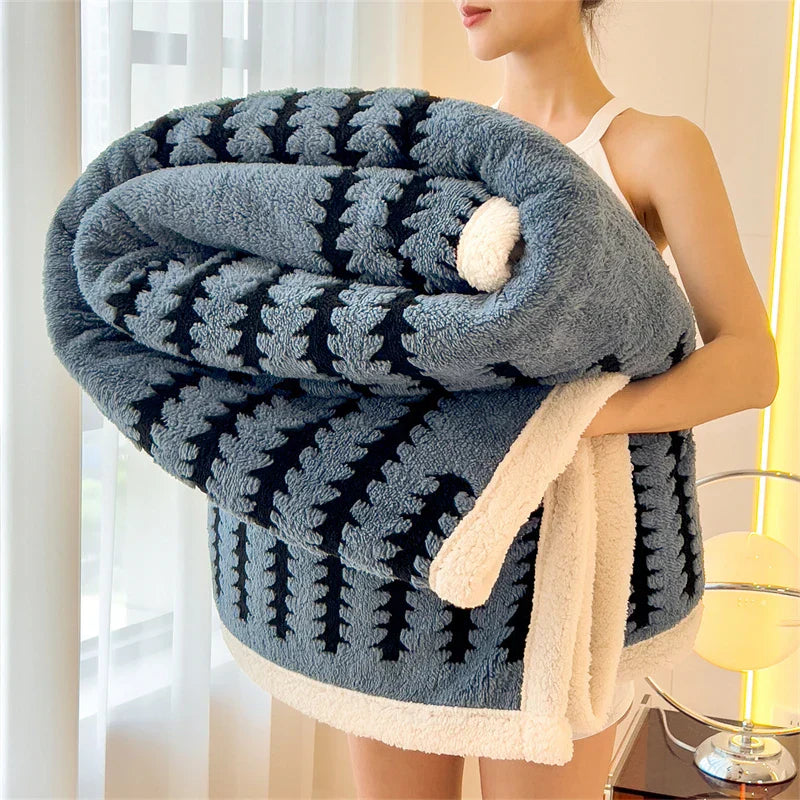Cozy Fuzzy Warm Throw Blanket