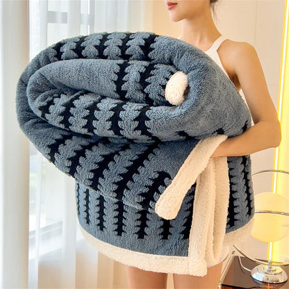 Cozy Warm Fuzzy Blanket Throw