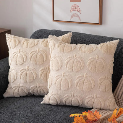Soft Faux Fur Autumn Pillow Cover