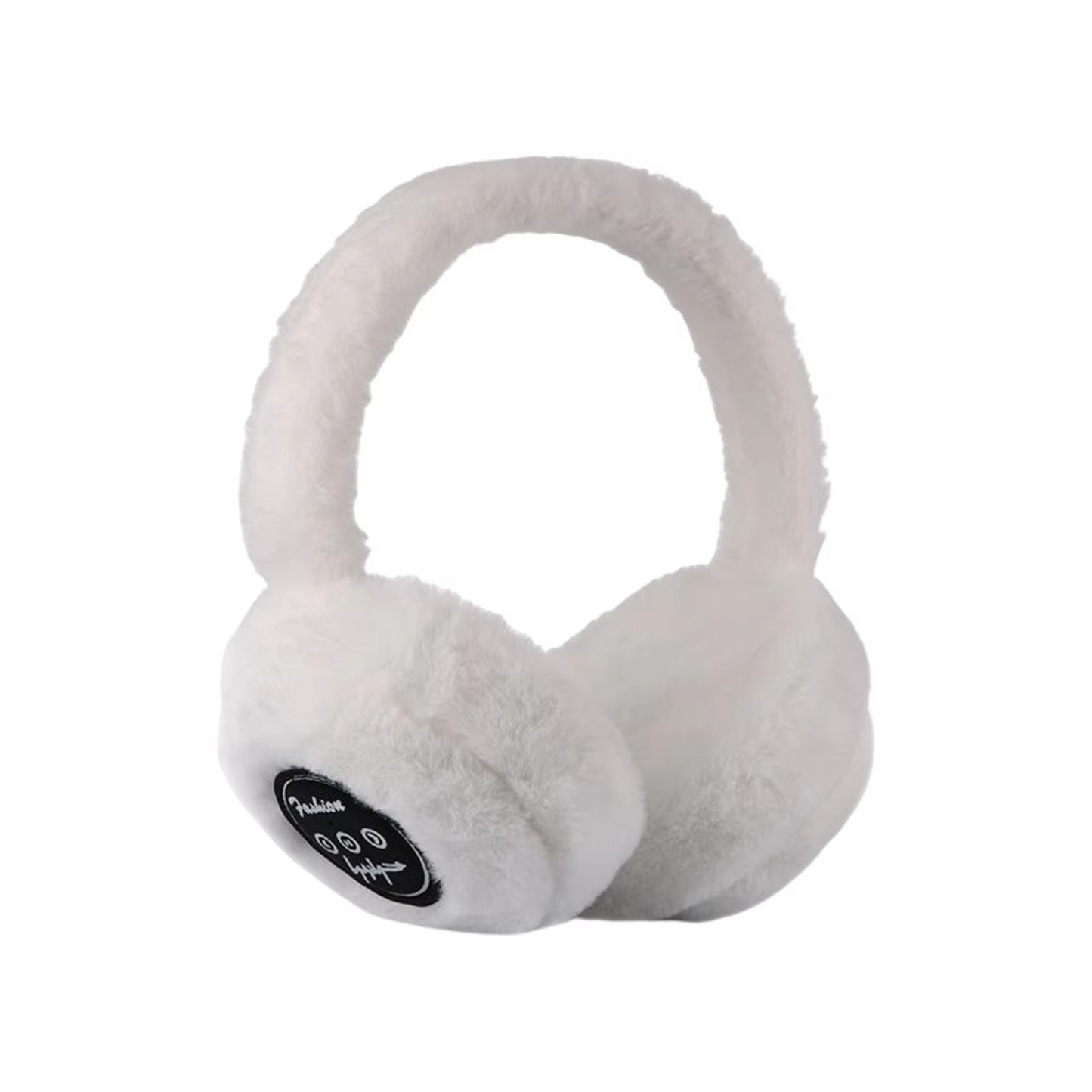 Cozy Bluetooth Headphones with Faux Fur Covers