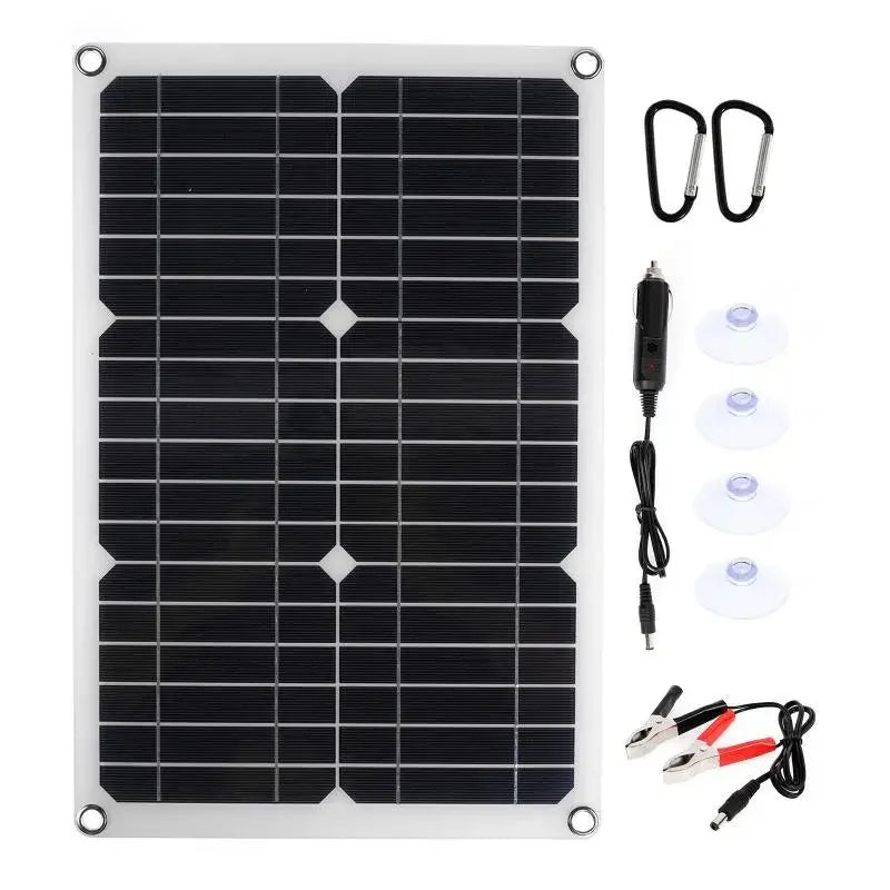 Portable 1200W Solar Power Charger Panel Kit - Luxicro