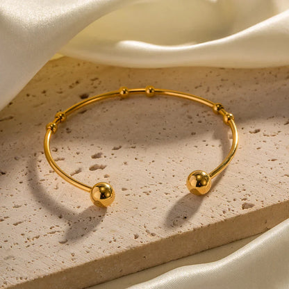 Stylish Beaded Cuff Bracelet Accessory - Luxicro