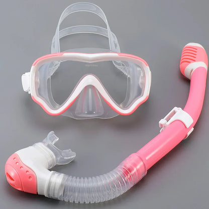 Junior Diving Mask Kit with Shatterproof Lens